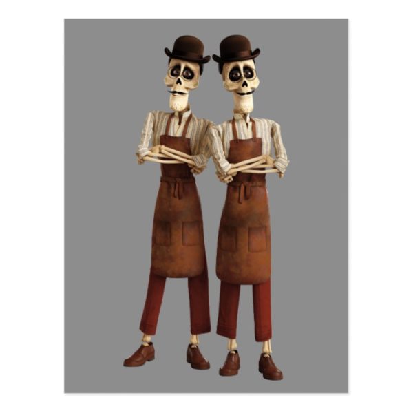 Disney Pixar Coco | Cool Twin Skeletons Postcard