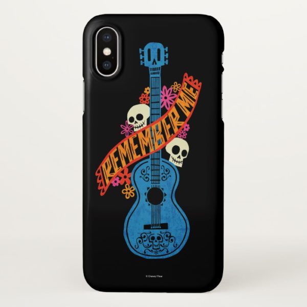 Disney Pixar Coco | Guitar Sugar Skulls Typography iPhone Case