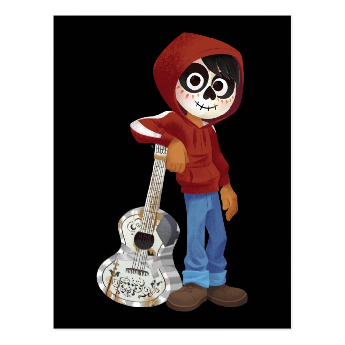 Miguel and his guitar, Coco, Pixel Art Scarf by ideth illustration