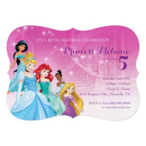 Disney Princess | Birthday Invitation