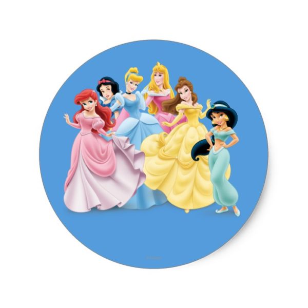 Disney Princess | Dressed to Impress Classic Round Sticker