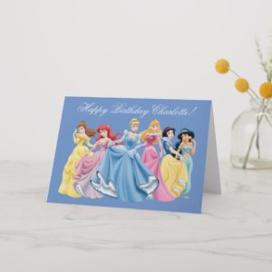 Disney Princess | Happy Birthday Card