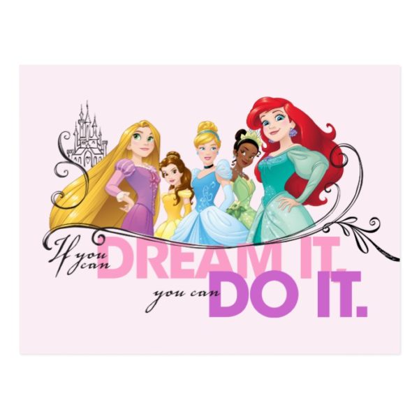 Disney Princesses | Never Give Up Postcard
