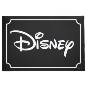 Disney White Logo Doormat