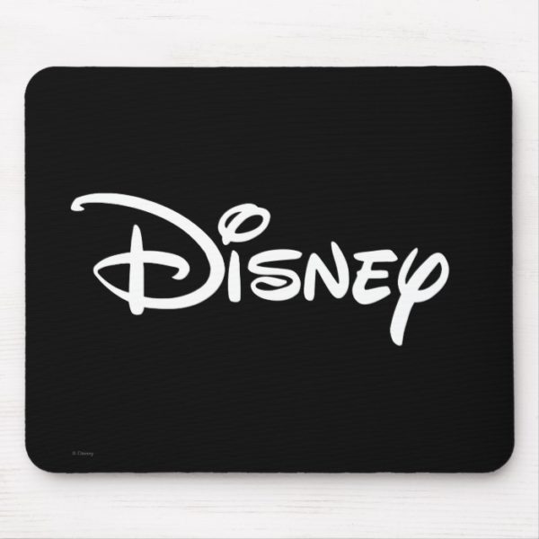Disney White Logo Mouse Pad