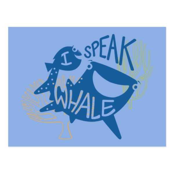 Dory & Destiny | I Speak Whale Postcard