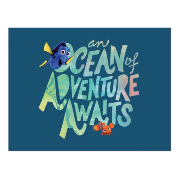 Dory & Nemo | An Ocean of Adventure Awaits Postcard