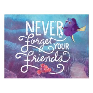 Dory & Nemo | Never Forget Your Friends Postcard
