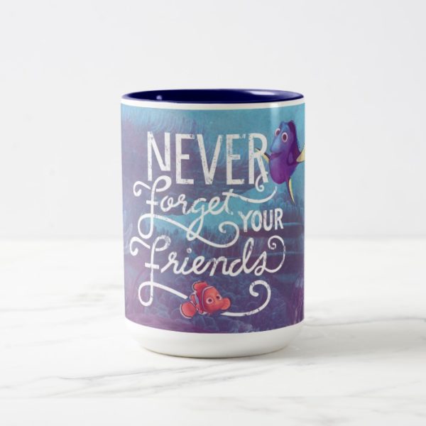 Dory & Nemo | Never Forget Your Friends Two-Tone Coffee Mug