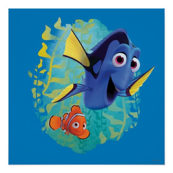 Dory & Nemo | Swim With Friends Poster