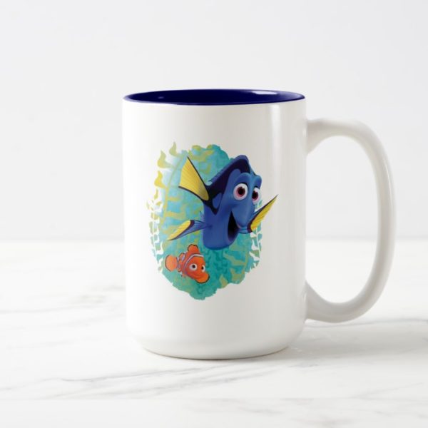 Dory & Nemo | Swim With Friends Two-Tone Coffee Mug