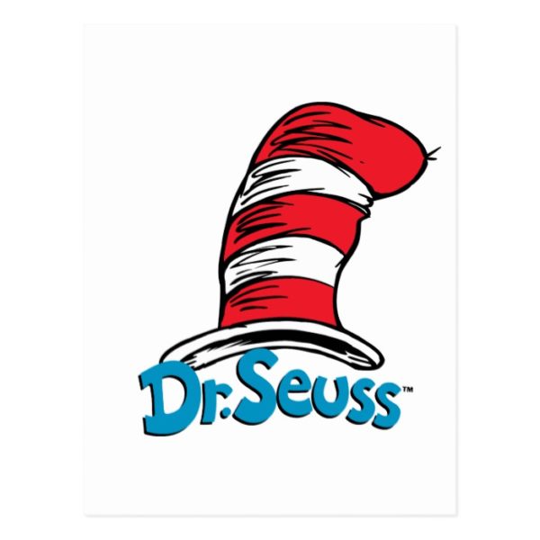 Dr. Seuss Hat Logo Postcard