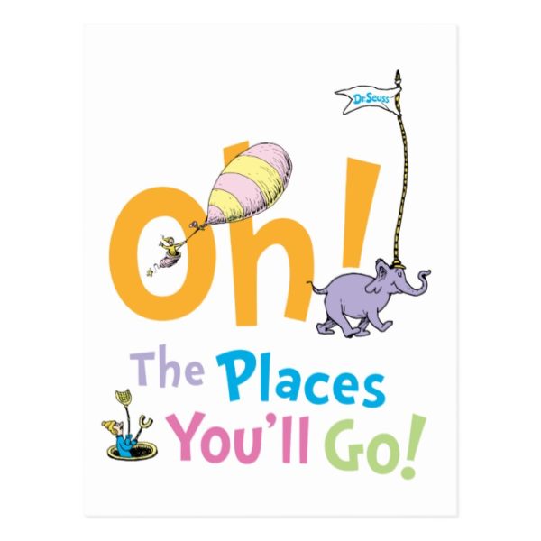 Dr. Seuss | Oh! The Places You'll Go! Postcard