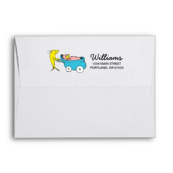 Dr. Seuss | One Fish - Boy Baby Shower Envelope