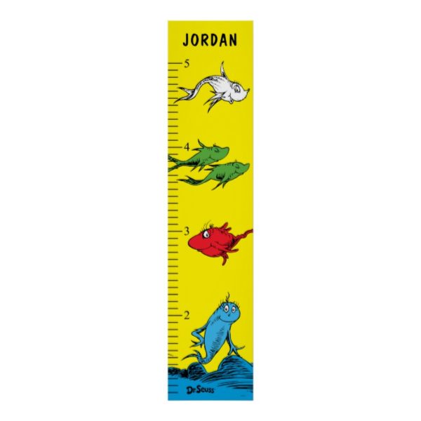 Dr. Seuss | One Fish Two Fish - Growth Chart
