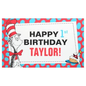 Dr. Seuss | The Cat in the Hat Birthday Banner