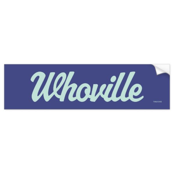 Dr. Seuss | Whoville Script Logo Bumper Sticker