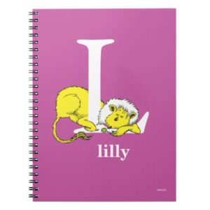 Dr. Seuss's ABC: Letter L - White | Add Your Name Notebook