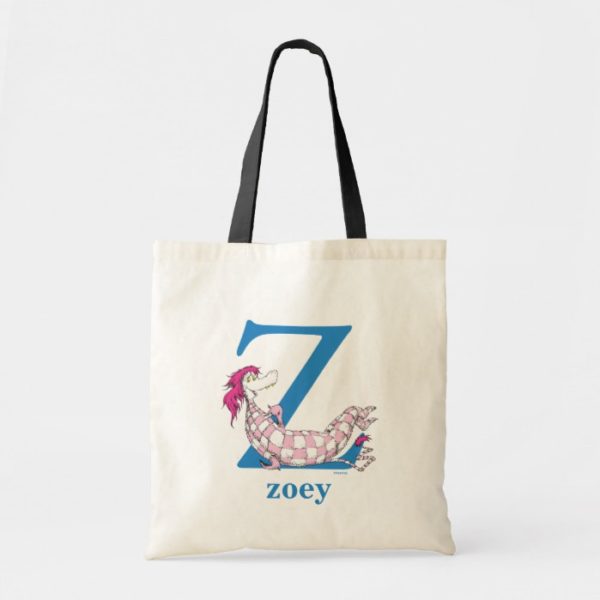 Dr. Seuss's ABC: Letter Z - Blue | Add Your Name Tote Bag