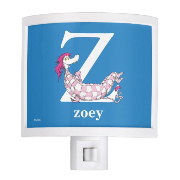 Dr. Seuss's ABC: Letter Z - White | Add Your Name Night Light