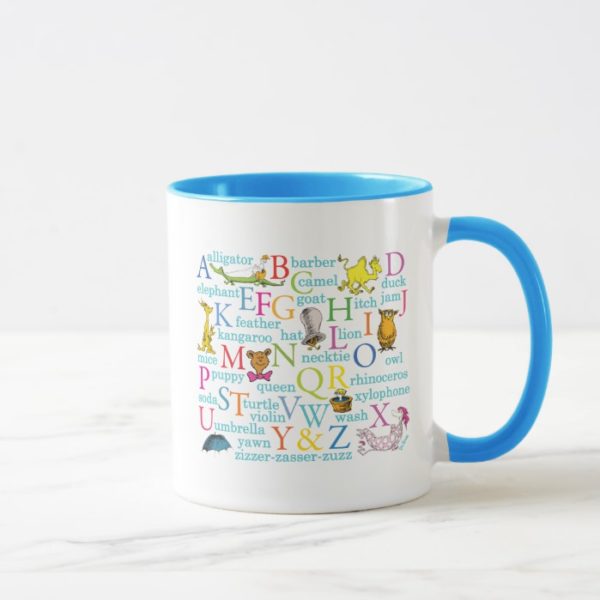Dr. Seuss's ABC Pattern with Words Mug