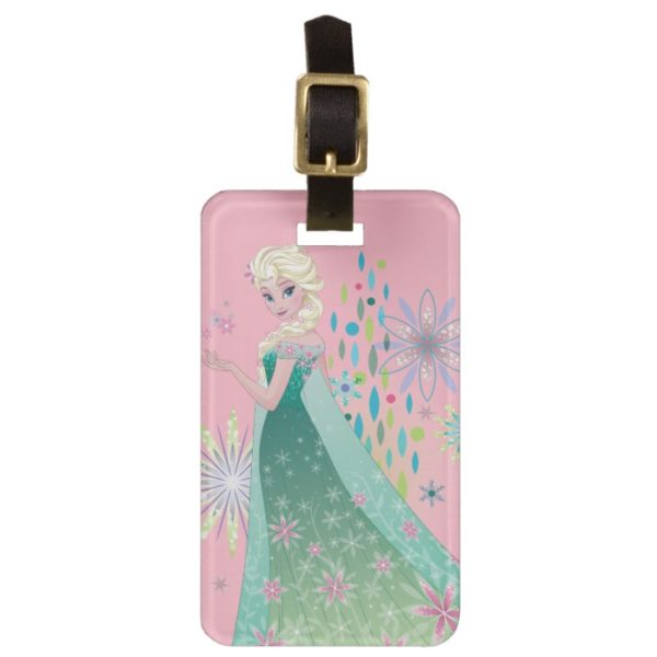 Elsa | Summer Wish with Flowers Luggage Tag