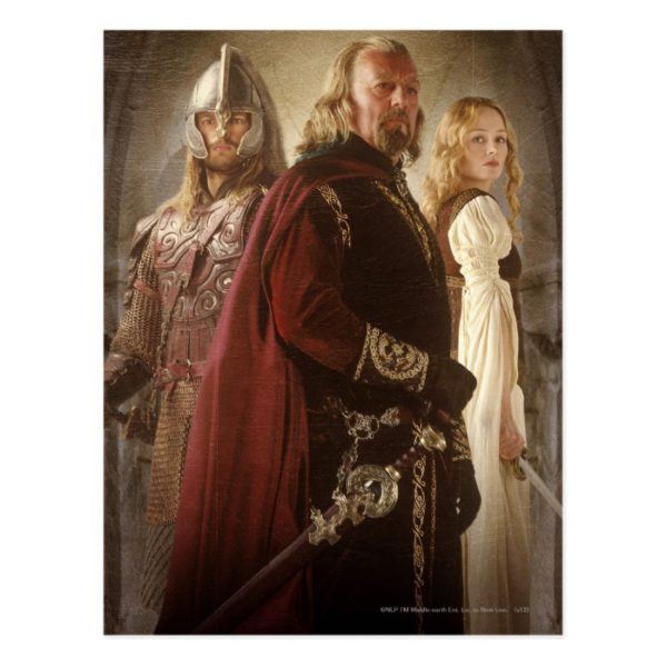 Eowyn and Theoden Postcard