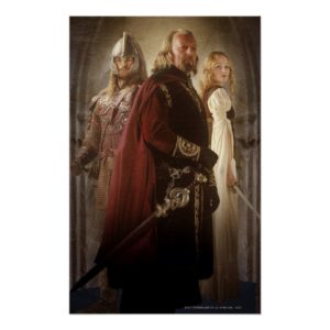 Eowyn and Theoden Poster