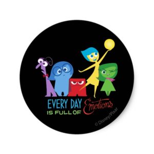 Everyday is Full of Emotions Classic Round Sticker