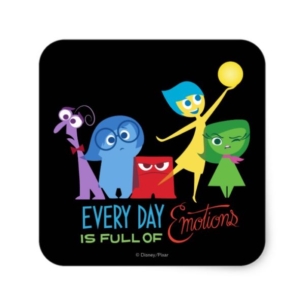 Everyday is Full of Emotions Square Sticker