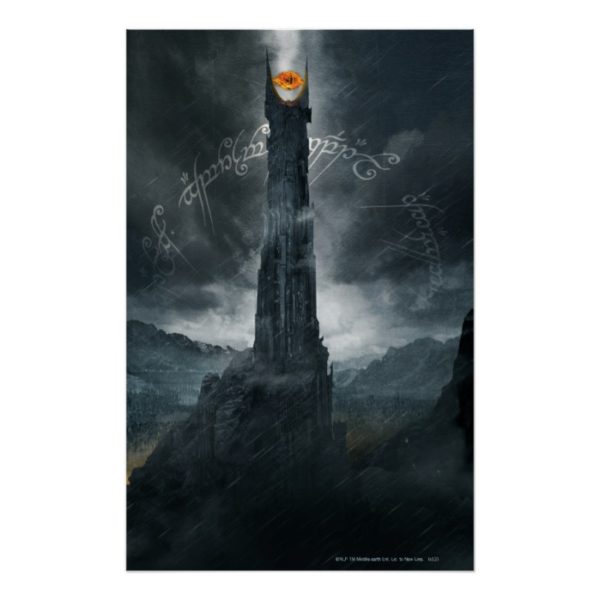 Eye of Sauron Composition Poster