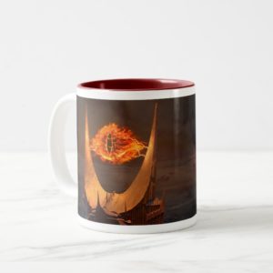 Eye of Sauron tower Two-Tone Coffee Mug