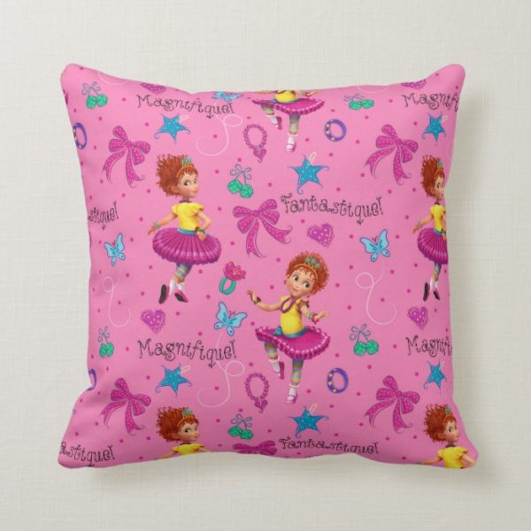 Fancy Nancy | Magnifique Pink Pattern Throw Pillow
