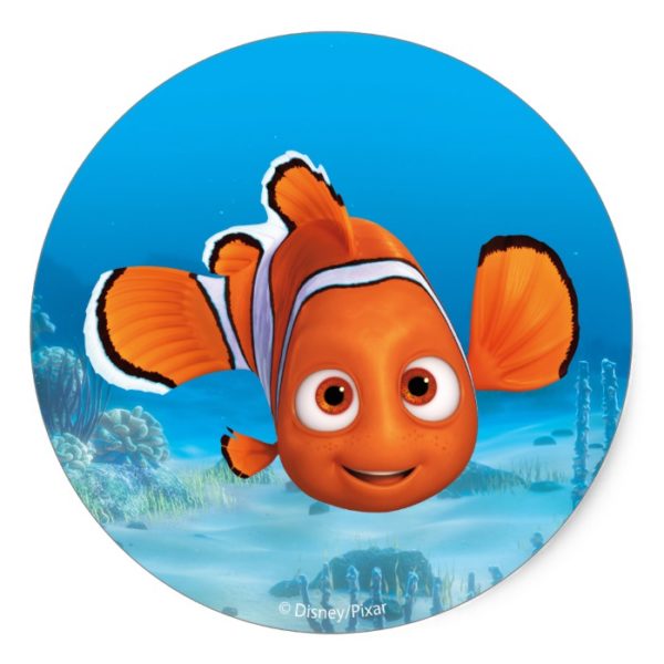 Finding Dory Nemo Classic Round Sticker