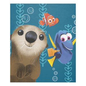 Finding Dory | Nemo, Dory & Otter Fleece Blanket