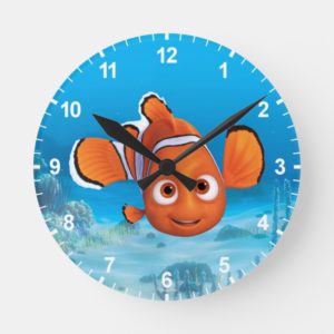 Finding Dory Nemo Round Clock
