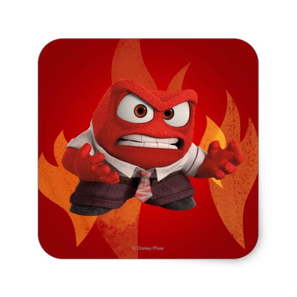 FIRED UP! SQUARE STICKER