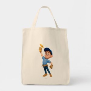 Fix-It Jr Holding Hammer in the Air Tote Bag