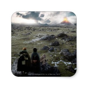 FRODO™ and Samwise Standing Square Sticker