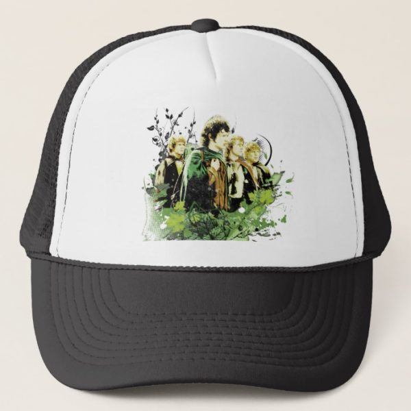 FRODO™ with Hobbits Vector Collage Trucker Hat