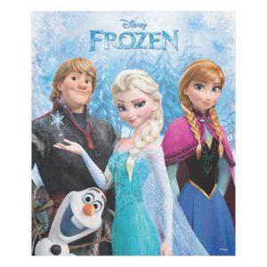 Frozen | Anna, Elsa, Kristoff and Olaf Fleece Blanket