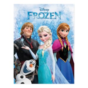 Frozen | Anna, Elsa, Kristoff and Olaf Postcard