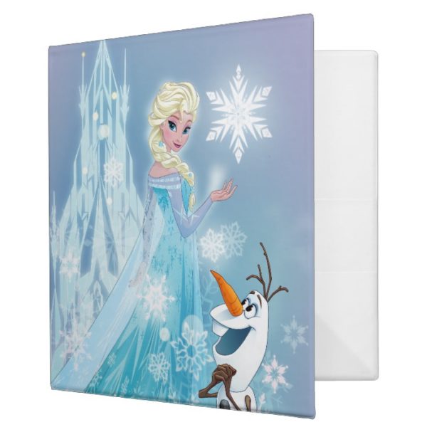 Frozen | Elsa and Olaf - Icy Glow 3 Ring Binder