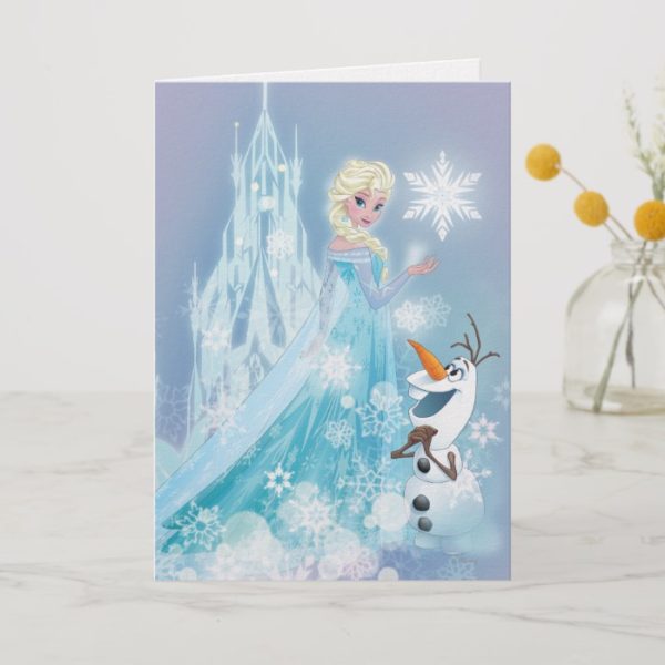 Frozen | Elsa and Olaf - Icy Glow Card