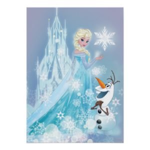 Frozen | Elsa and Olaf - Icy Glow Poster