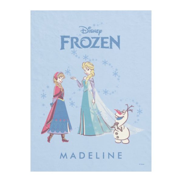 Frozen | Elsa, Anna & Olaf Fleece Blanket