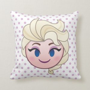 Frozen Emoji | Elsa Throw Pillow