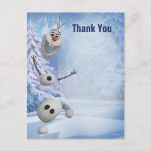 Frozen Olaf | In Pieces Thank You Note Card