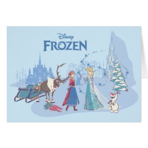 Frozen | Sven, Anna, Elsa & Olaf Blue Pastels