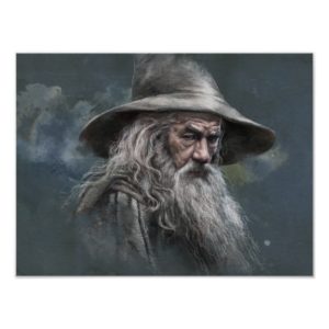 Gandalf Illustration Poster